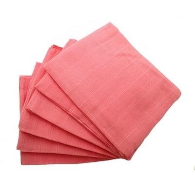 Muslinz - Pink Premium Baby Muslin Squares (Pack of 12) - Say It Baby 