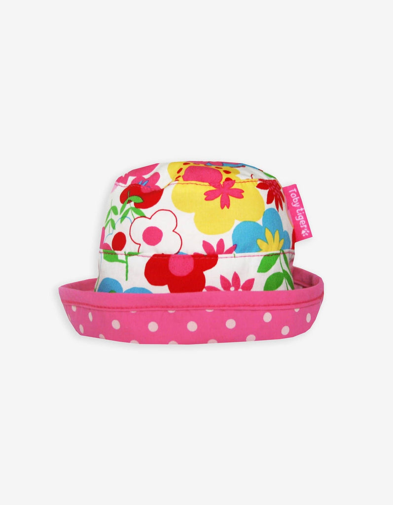 Toby Tiger Multi Flower Reversible Sun Hat