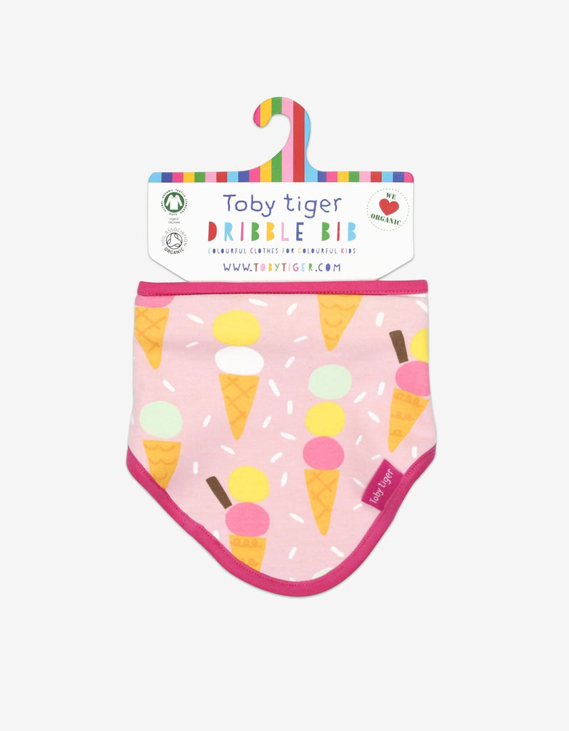 Toby Tiger Organic Ice Cream Dribble Bib