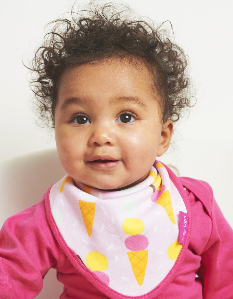 Toby Tiger Organic Ice Cream Dribble Bib