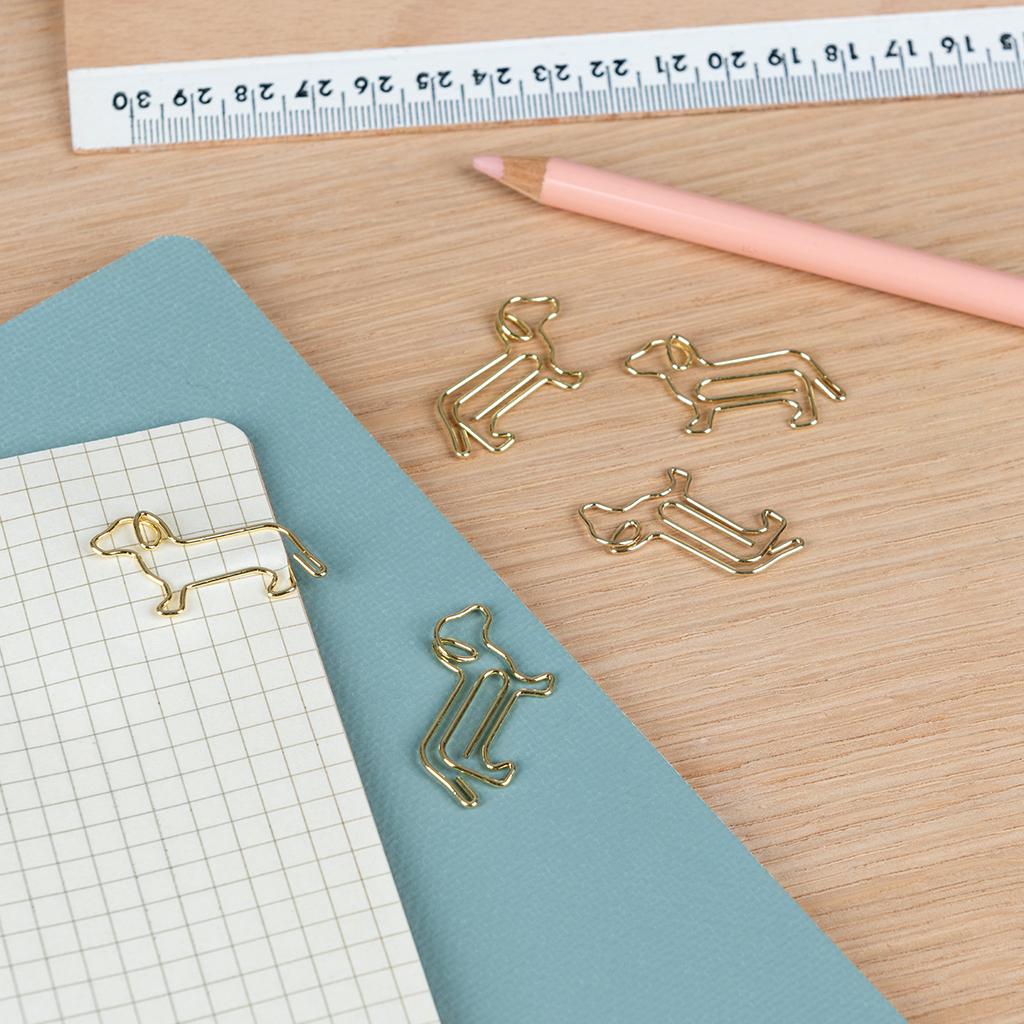 Rex London Small Best In Show Paper Clips - cute and quirky paper clips shaped like a sweet little puppy, a great gift for dog lovers!