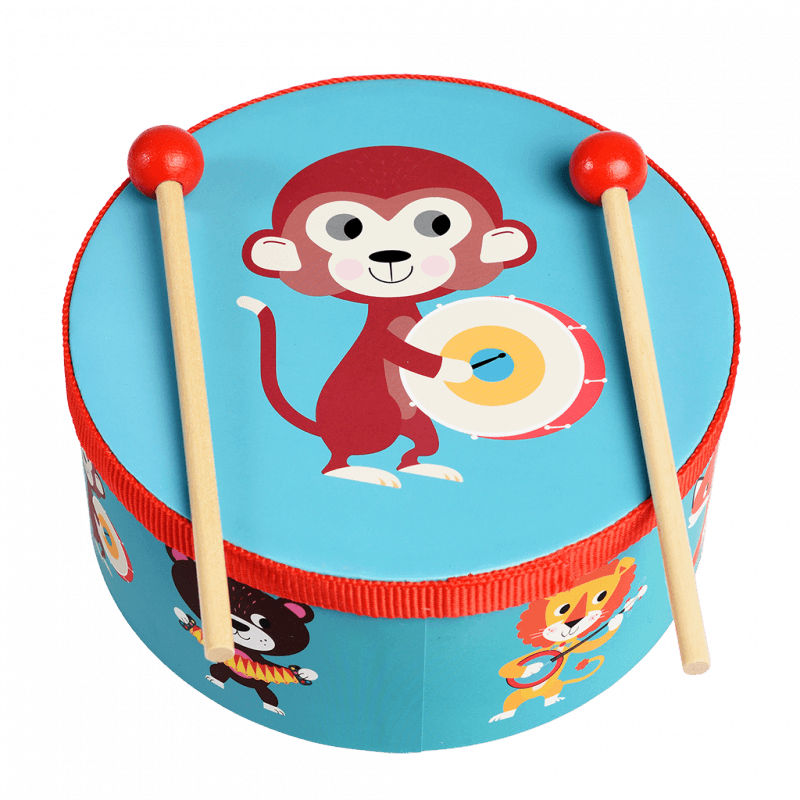 This Animal Band Drum by Rex London is a great way of introducing music to little ones! Say It Baby Gifts