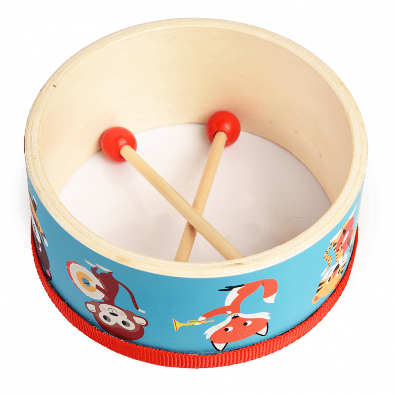 This Animal Band Drum by Rex London is a great way of introducing music to little ones! Say It Baby Gifts