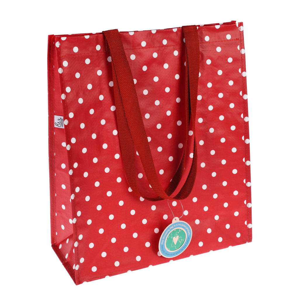 Rex London Retrospot Red Shopping Bag - Say It Baby 