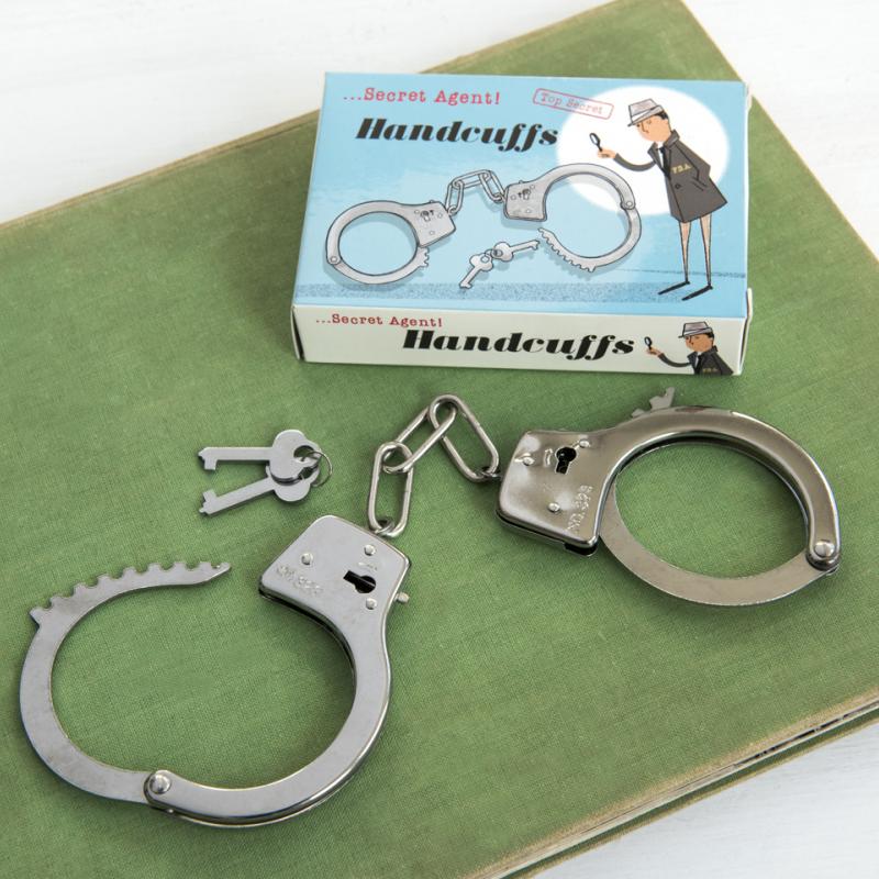 Rex London Secret Agent Handcuffs. Secret agents get ready! Once kids have cracked the case, these toy handcuffs can be used to bring the culprit to justice! Sold by Say It Baby Gifts