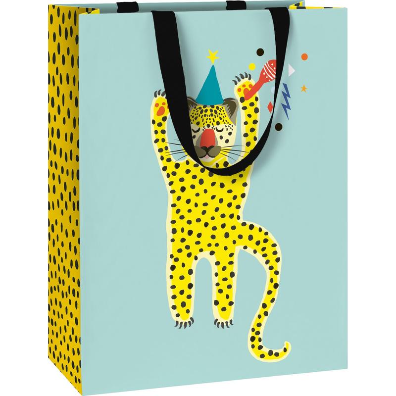 Rio Cheetah Party Gift Bag - Say It Baby 
