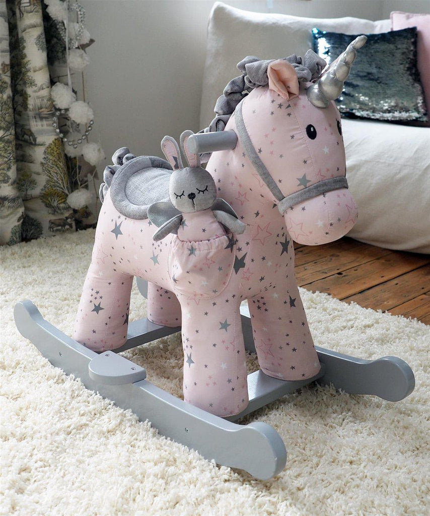Girl Celeste & Fae Rocking Unicorn (9m+) - Say It Baby 