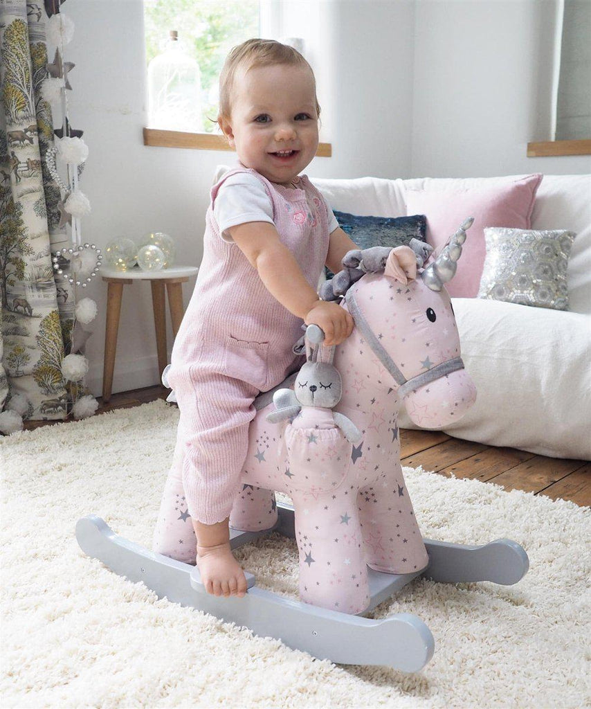 Girl Celeste & Fae Rocking Unicorn (9m+) - Say It Baby 