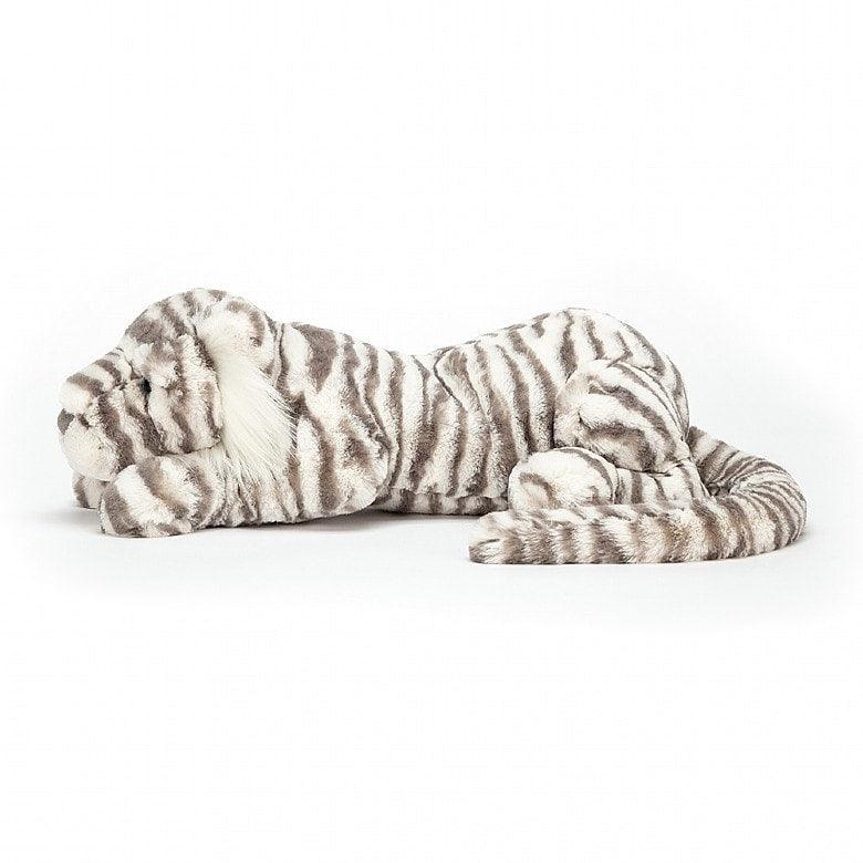 Jellycat Sacha Snow Tiger - Say It Baby 
