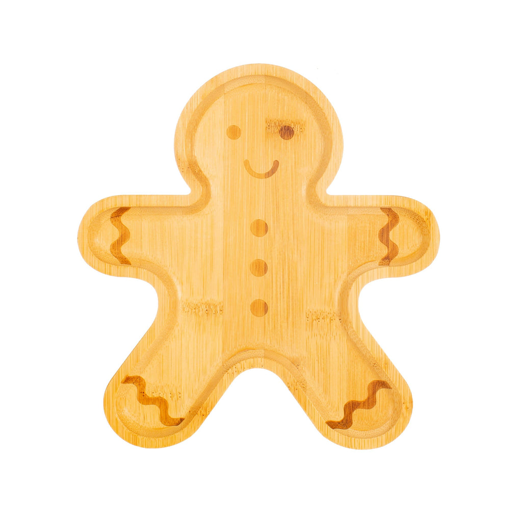 Sass & Belle Gingerbread Man Bamboo Plate