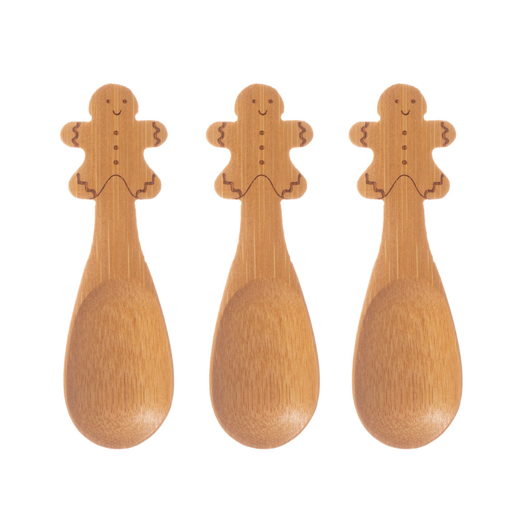 Sass & Belle Gingerbread Man Bamboo Spoons