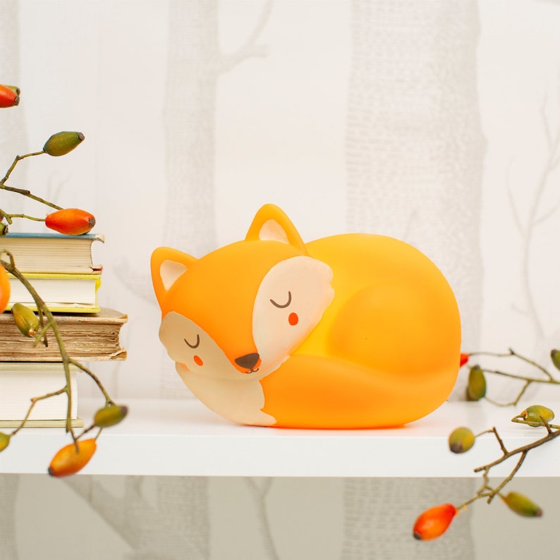 Sass & Belle Woodland Fox Night Light. Say It Baby Gifts