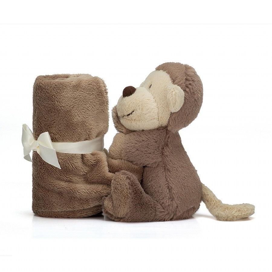 Jellycat Bashful Monkey Soother - Say It Baby 
