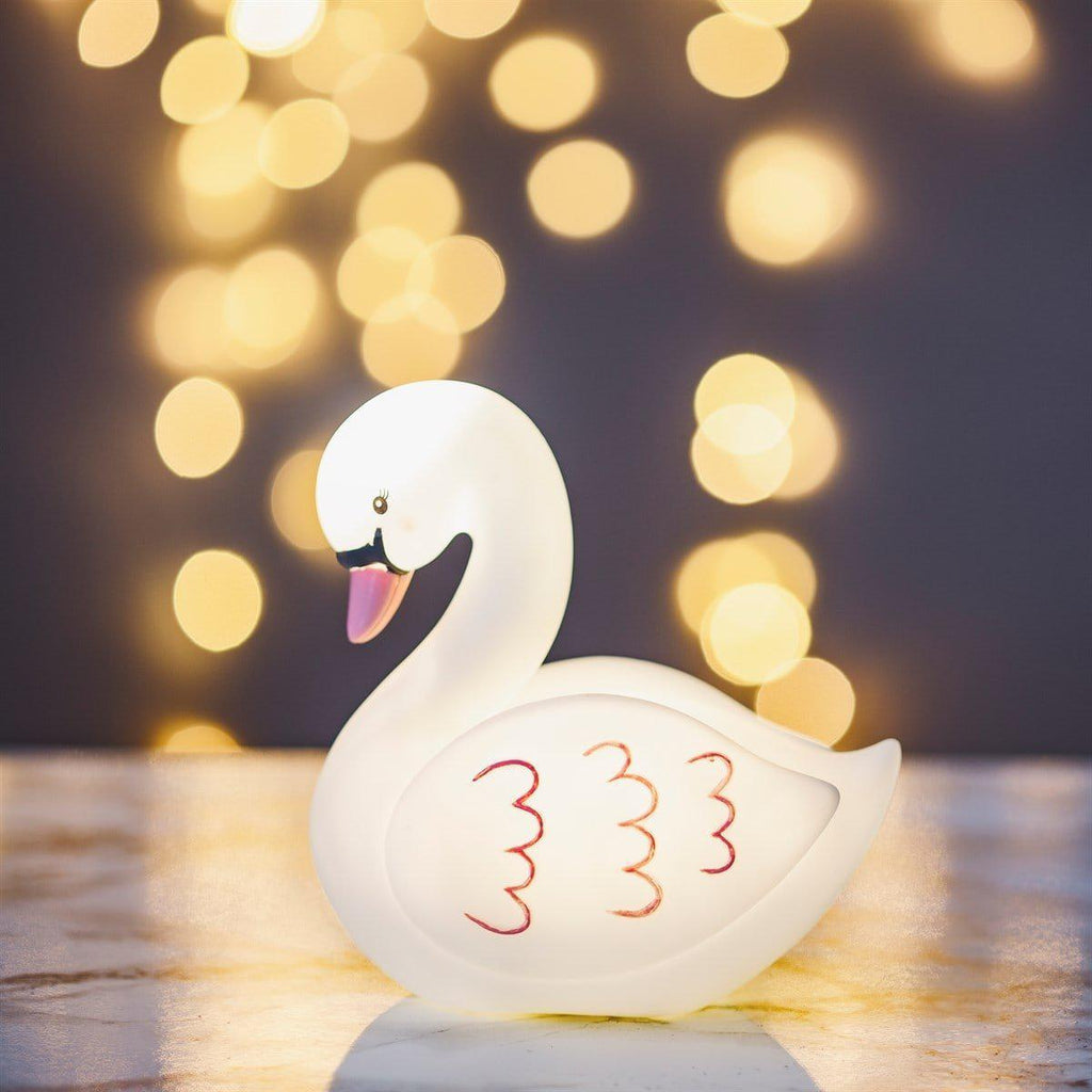 Sass & Belle Freya Swan Night Light - Say It Baby 