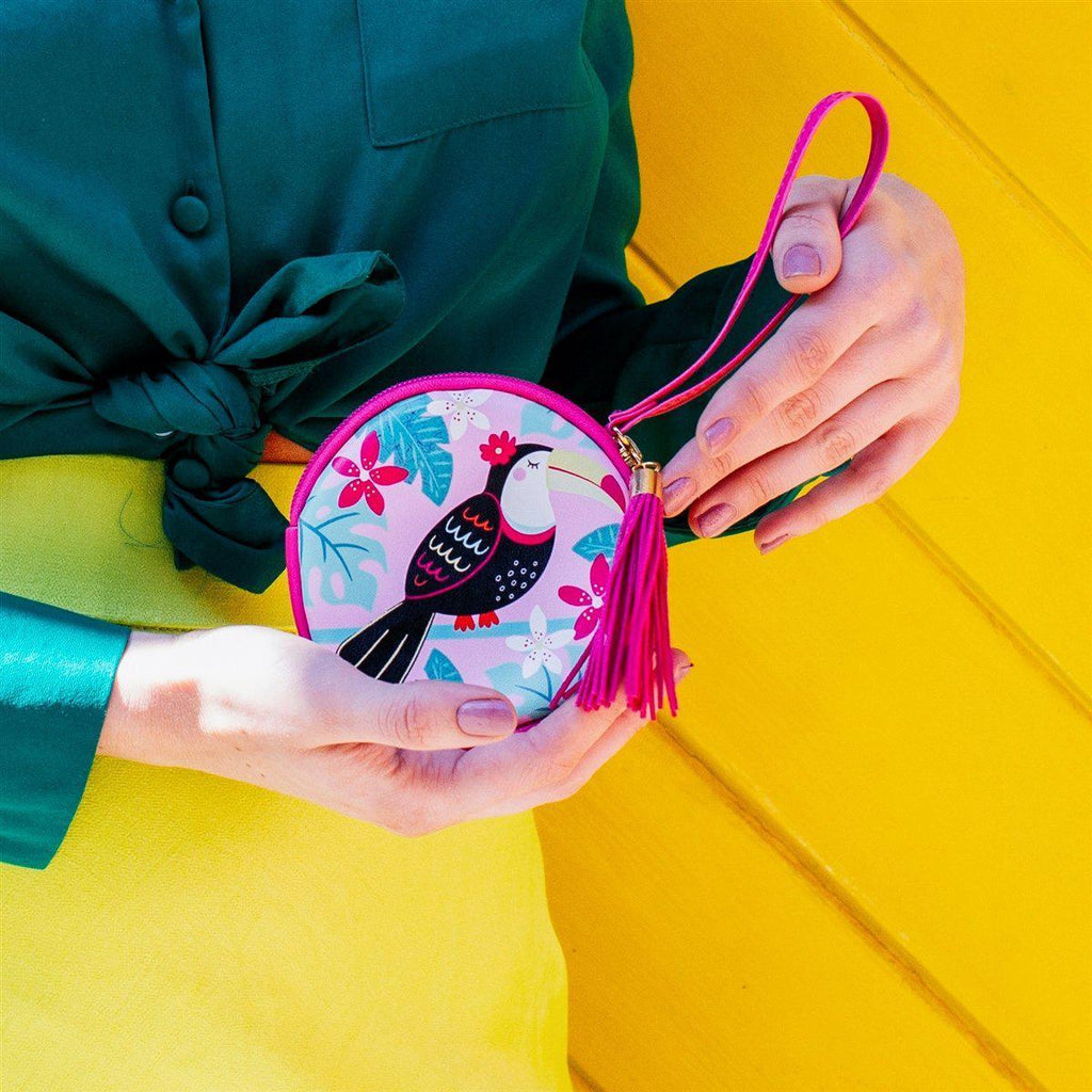 Sass & Belle Tiki Toucan Coin Purse - Say It Baby 