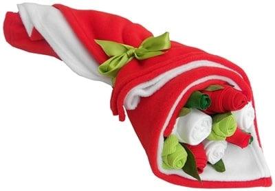 Say It Baby - Traditional Reds Twin Baby Clothes Bouquet - Say It Baby 