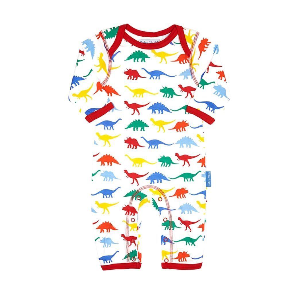 Toby Tiger Organic Bright Dino Romper - Say It Baby 