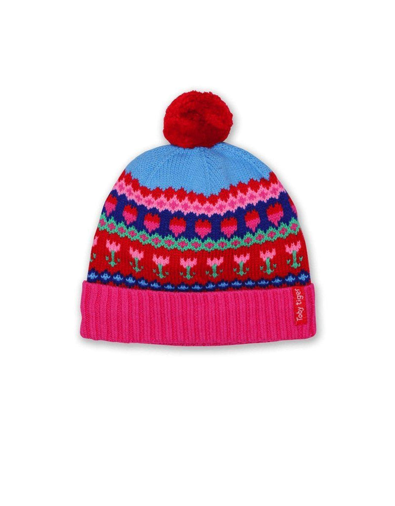 Toby Tiger Tulip Knitted Hat - Say It Baby 