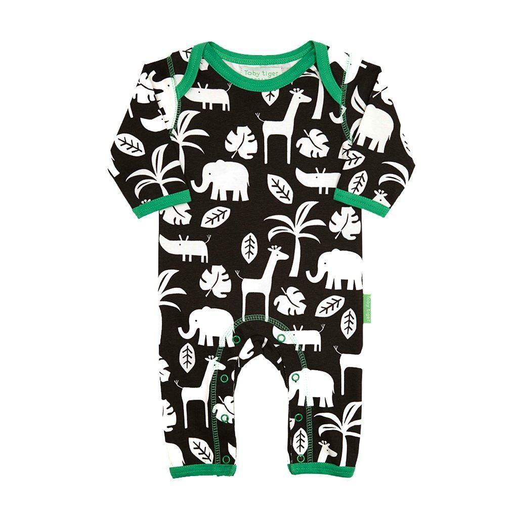 Toby Tiger Organic Jungle Romper - Say It Baby 