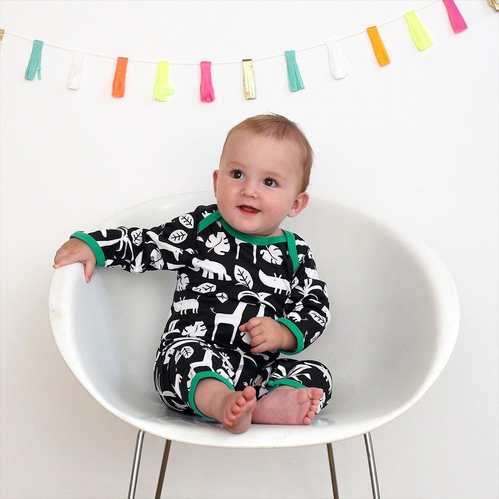 Toby Tiger Organic Jungle Romper - Say It Baby 