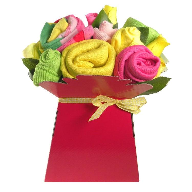 Toby Tiger Girly Stripe Clothes Bouquet - Say It Baby 