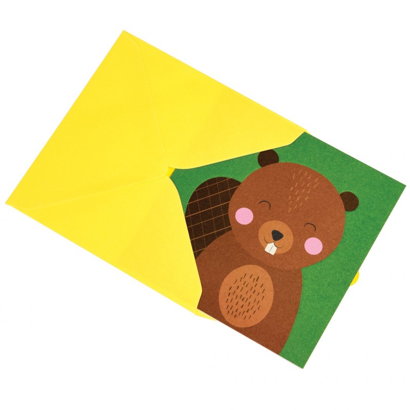 Beaver Friend Animal Card by Rex London