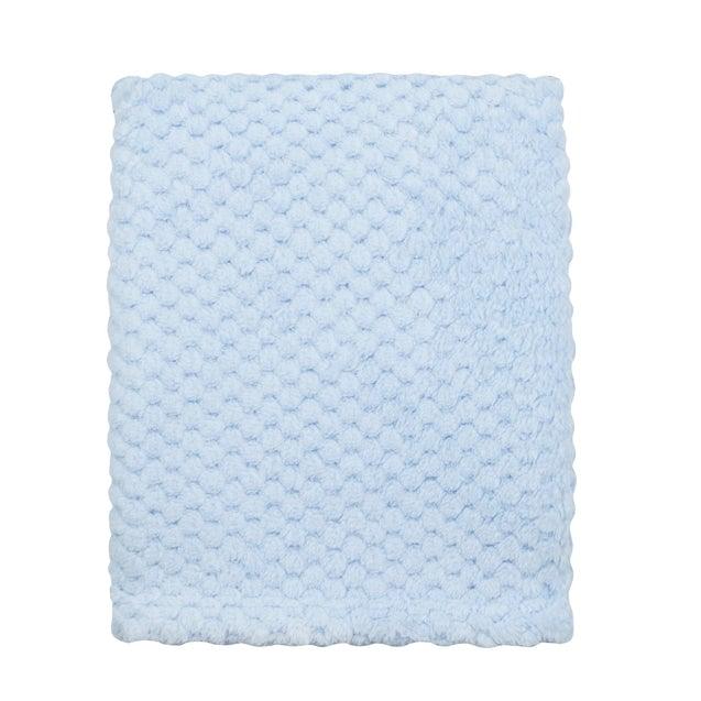 Say It Baby - Traditional Baby Blues Clothes Bouquet. soft waffle baby blanket wrap
