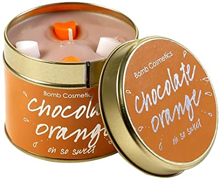 Bomb Cosmetics Chocolate Orange Tin Candle