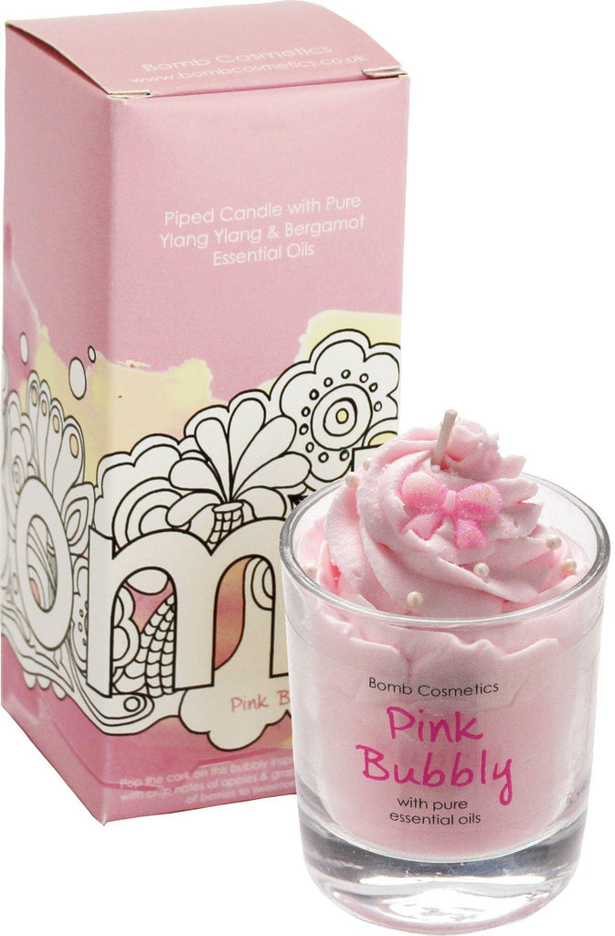 Pink Bubbly Essential Oils Candle - Say It Baby 