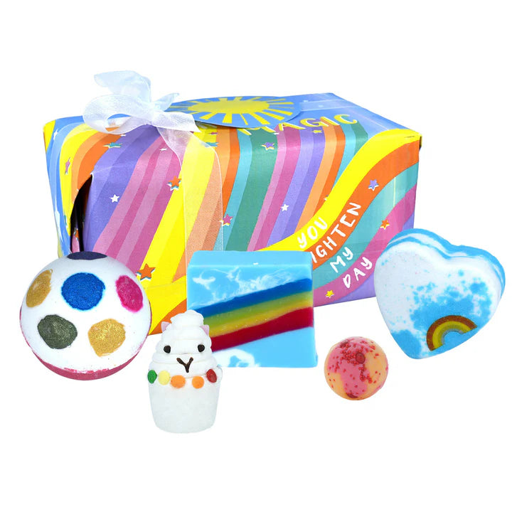 Relax and chill with this gorgeous Bomb Cosmetics You Are Magic Gift Set.  A gorgeous pamper gift. Sold by Say It Baby Gifts
