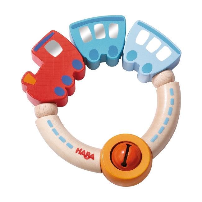 Haba Jingle Train Clutching Toy - Say It Baby 