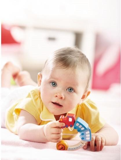 Haba Jingle Train Clutching Toy - Say It Baby 