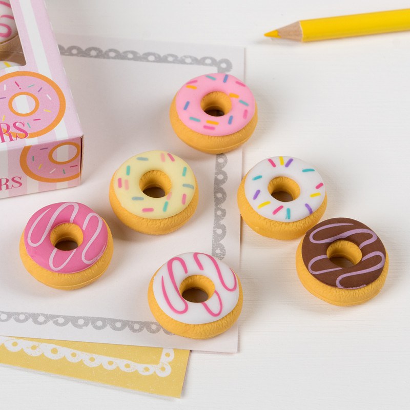 Scented Doughnut Erasers - Say It Baby 
