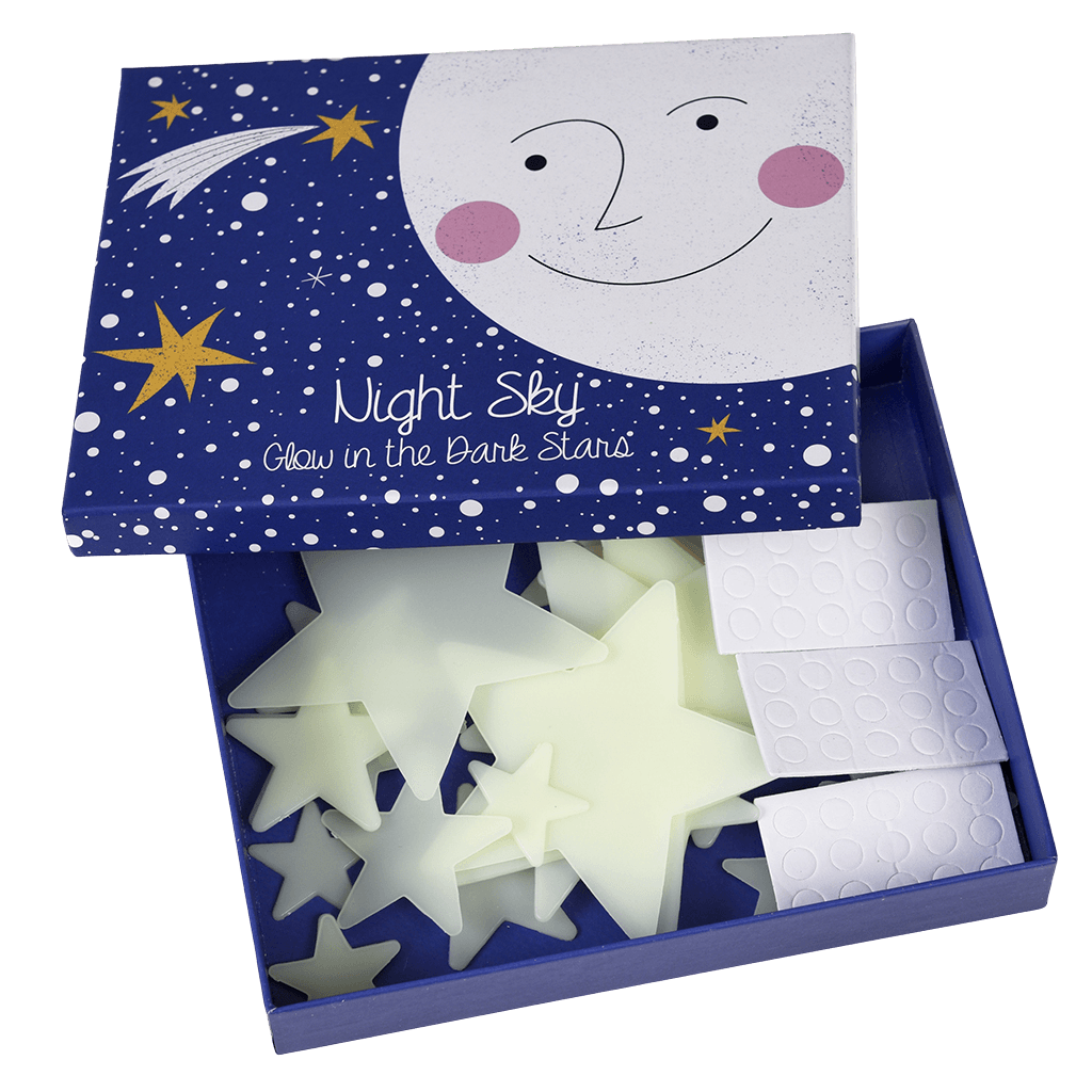 Night Sky Glow In The Dark Stars (Box of 30) by Rex London by Say It Baby Gifts
