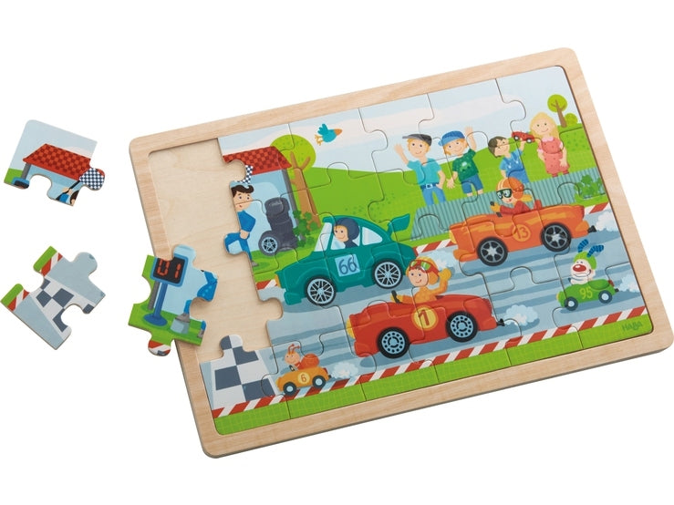 Haba Zippy Cars Jigsaw Puzzle - Say It Baby 