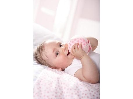 Haba Soft Pink Baby Ball - Say It Baby 