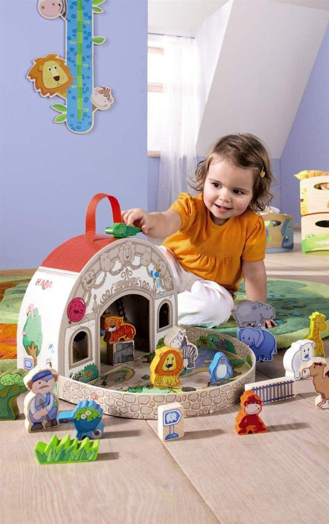 Haba Large Play Set at the Zoo - Say It Baby 