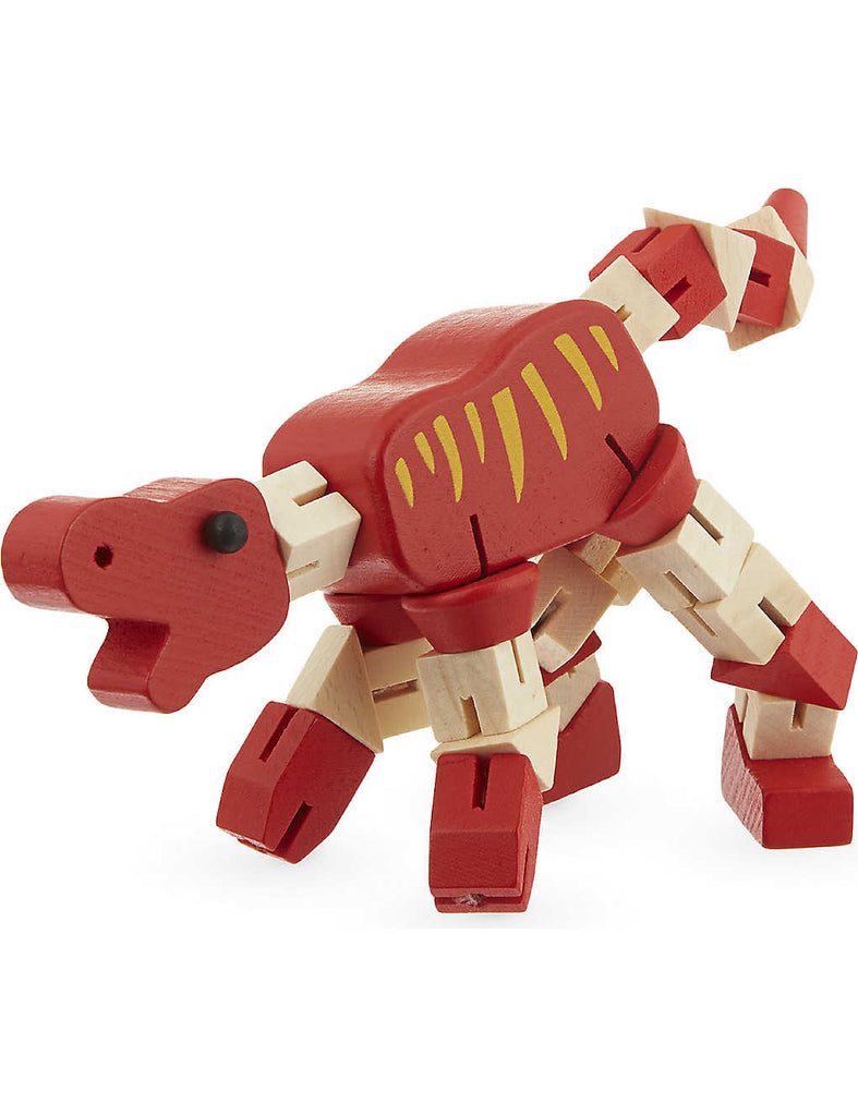 Wooden Articulated Dinosaur - Say It Baby 