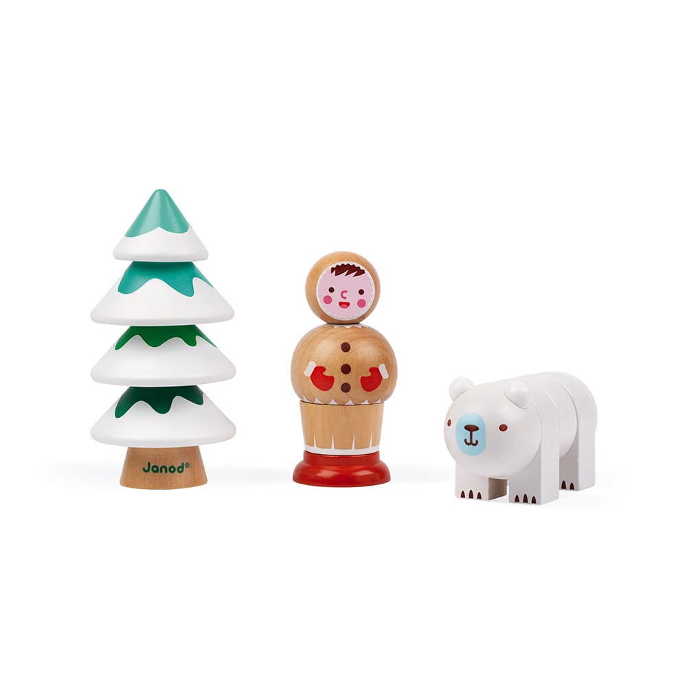 Janod I Am Learning To Use A Screw - Artic Set - This fab Artic wooden playset by Janod is great toy that will help foster dexterity. Janod. Say It Baby Gifts. Suitable for age18 months and over