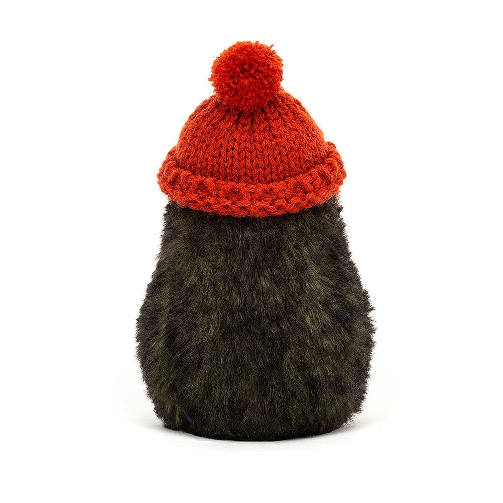 Jellycat Amuseable Cozi Avocado - Papaya - featuring a cute bobble hat