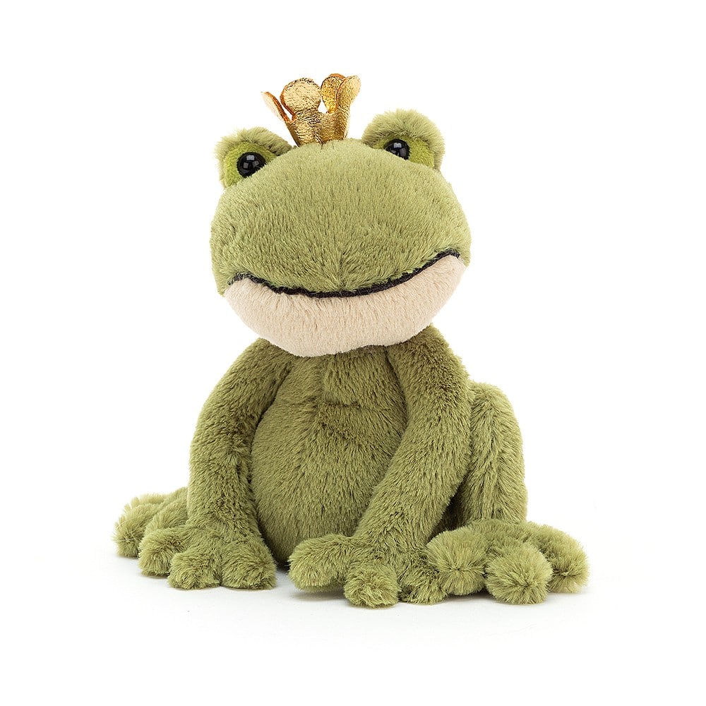 Jellycat Felipe Frog Prince - a gorgeously green frog by Jellycat