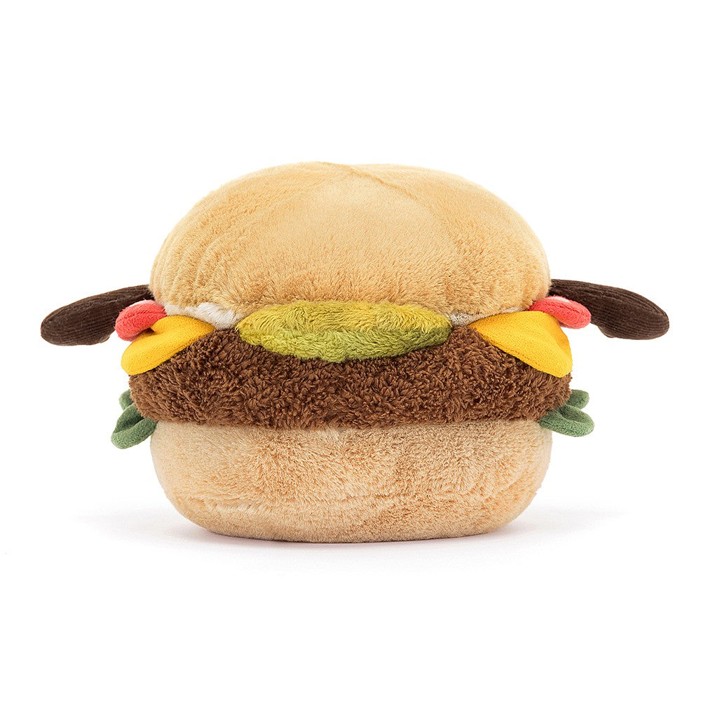 Jellycat Amuseable Burger -this delicious, perfectly formed guy is sure to be loved! Sold by Say It Baby Gifts