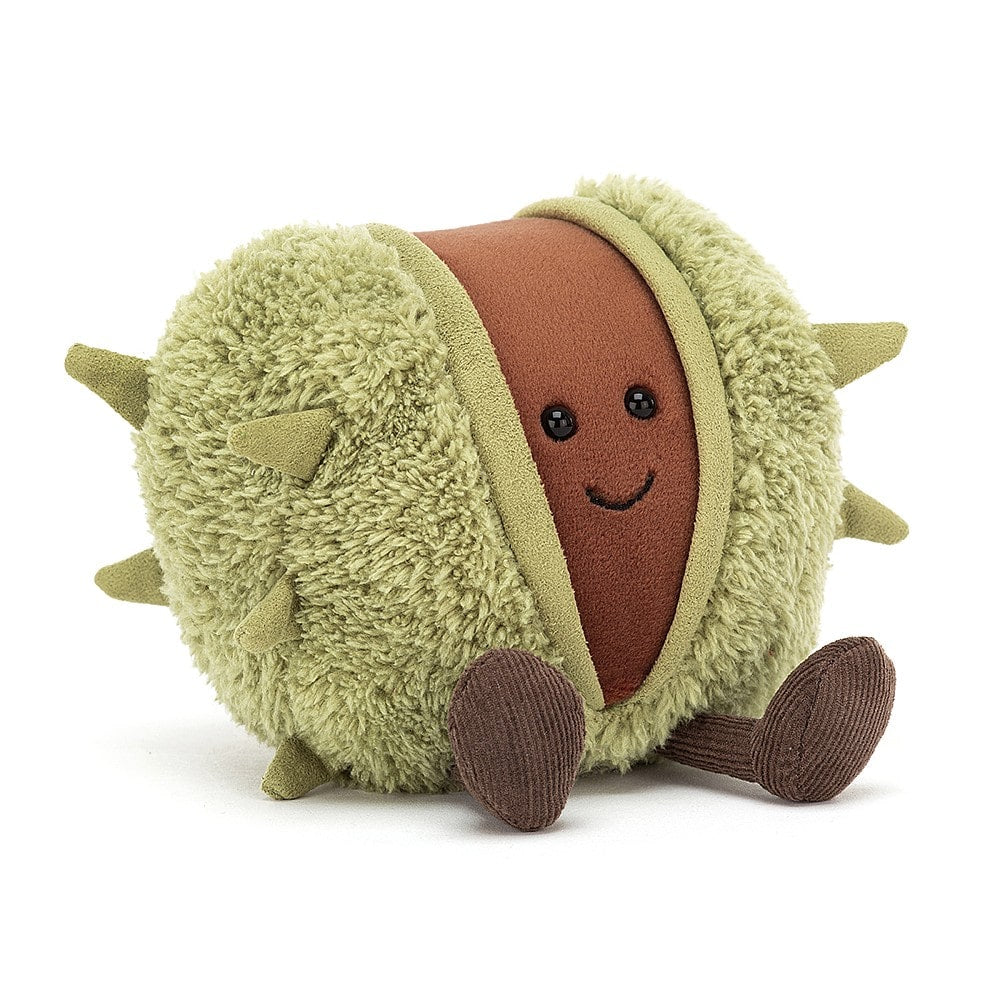 Jellycat Amuseable Conker is a loveable and silly little autumnal companion!
