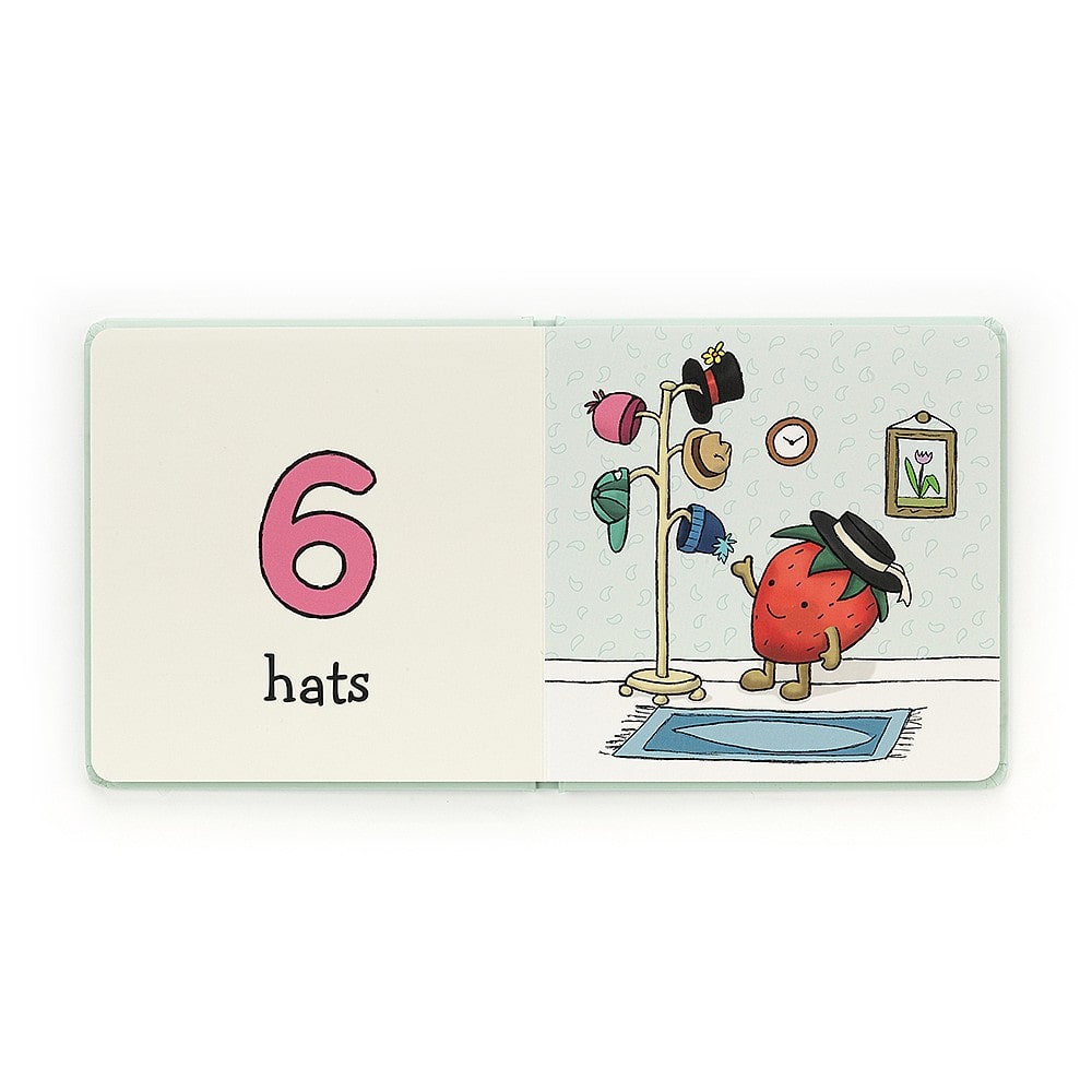 Jellycat Amuseable Numbers Book - This gorgeous hardback book features the Amuseable gang who can't wait to share their favourite numbers