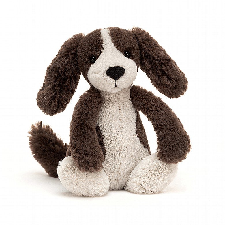 Jellycat Bashful Fudge Puppy - Medium. BAS3SPAN.  Say It Baby Gifts