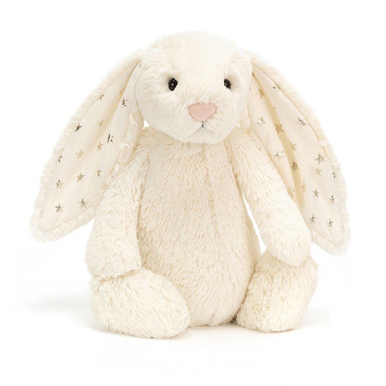 Jellycat Bashful Twinkle Bunny - Medium - Say It Baby 