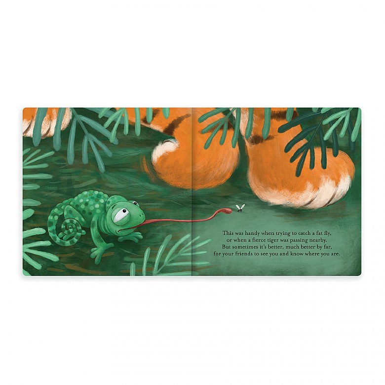 Jellycat Colin Chameleon Board Book - Say It Baby 