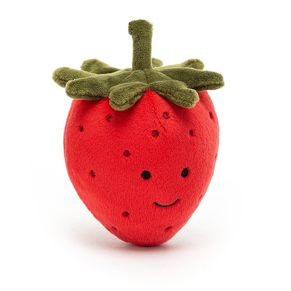 Meet Fabulous Fruit Strawberry by Jellycat! FABF6S. Sold by Say It Baby Gifts