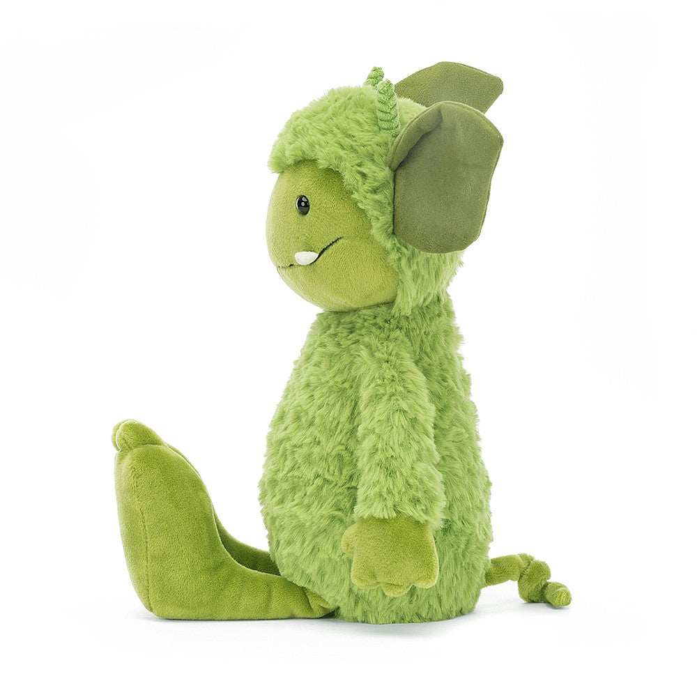 Say Hello to Jellycat Grizzo Gremlin - a cheeky but charming creature! GRIZ3G. Sold by Say It Baby Gifts