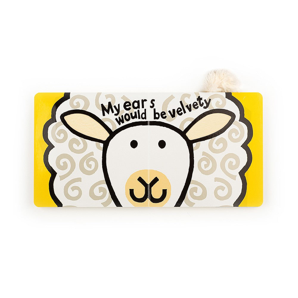 Jellycat If I Were A Lamb Board Book - touch and feel book. Say It Baby Gifts